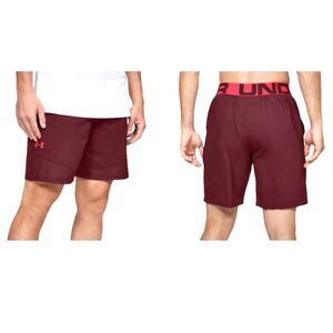Under Armour Mens Red Vanish Woven Fitted Shorts New Size Large
